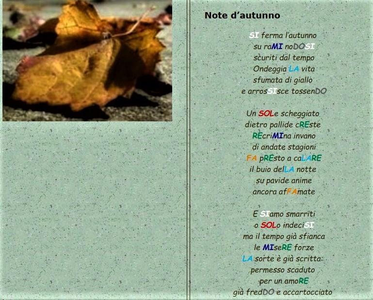 Note d' autunno